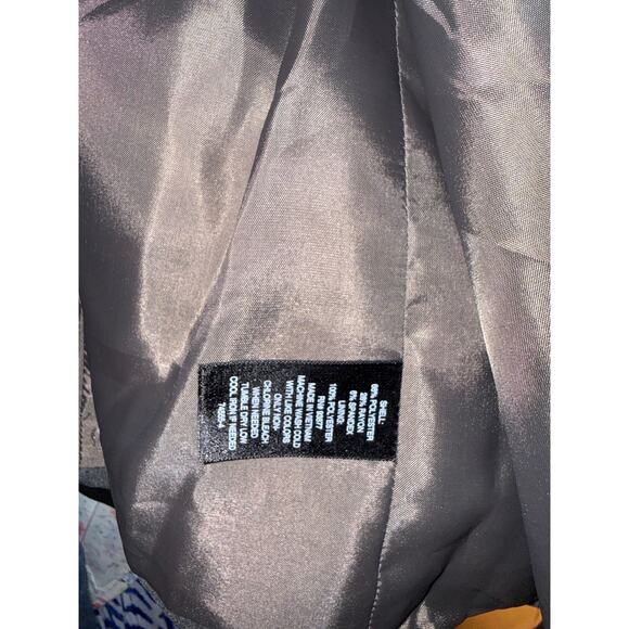 New Worthington Heathered Gray Single Button Relaxed Fit Blazer Jacket Size XXL - Picture 5 of 5